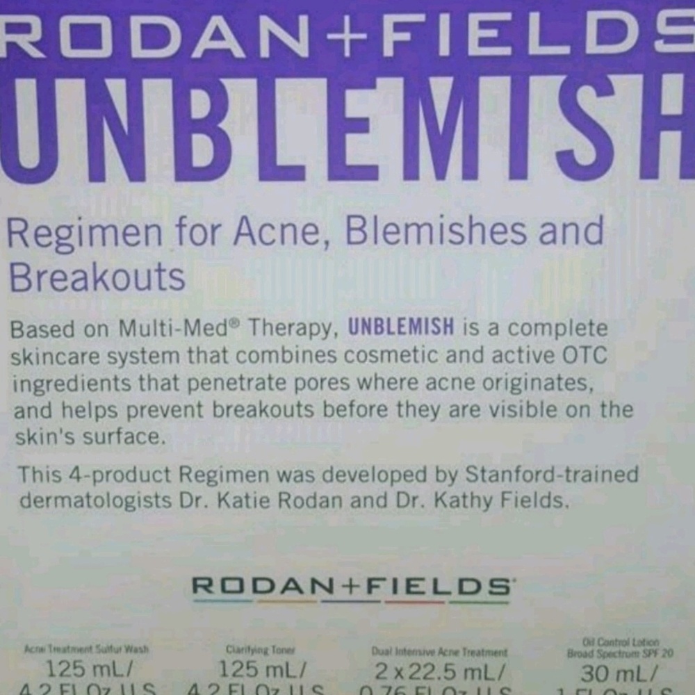 Rodan + Fields Unblemish